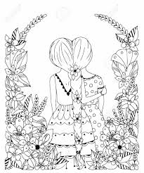 In 20th century scientists have studied some of the therapeutic advantages of coloring pages, especially for adults. Pin By Lindalousteele On Girls Coloring Pages Flower Frame Coloring Pages Inspirational Coloring Books