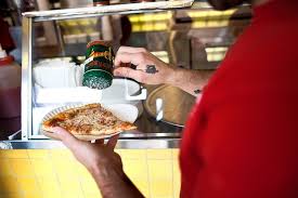 Famous and fresh 99 cent pizza at 91 ave. Biting Into Pizza That Costs Just Eight Bits Wsj