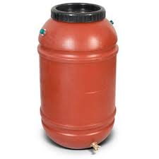 In the past these kinds of barrels would simply be thrown away filling valuable landfill space and wasting a very reusable barrel. So Happy With Our Rain Barrel That Is A Repurposed Olive Barrel Place Under A Down Spout To Collect All T Rain Barrel Rain Water Collection Food Grade Barrels