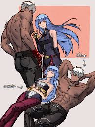 kula diamond and k (the king of fighters) drawn by syachiiro | Danbooru