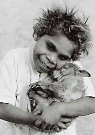 Australian Aboriginal Boy Holding Wombat Aboriginal People People Of The World Animals For Kids