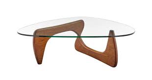 On the longest edge of the glass tabletop and on a medallion underneath the base. Matt Blatt Noguchi Coffee Table Replica Walnut Matt Blatt