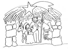 Dibujos De Portal De Belen Para Colorear E Imprimir