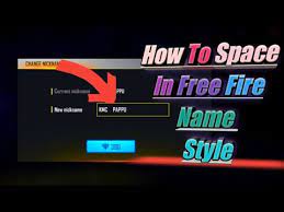 Free fire name change problem solution 2: How To Give Space In Free Fire Name Name Change In Garena Free Fire Youtube