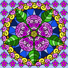 Image de mandala deja colorier : Mandala Enfant 25 Idees Originales A Emprunter Et A Imprimer