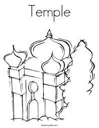 1 samuel 3 coloring page. Temple Coloring Page Twisty Noodle