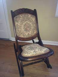 Wooden Hand Carved Antique Rocking Chair Embroidered Seat And Back Vintage Rocking Chair Folding Rocking Chair Antique Rocking Chairs Vintage Rocking Chair