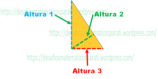 Los cuatro triángulos de arriba son iguales. Traza Las Alturas De Los Triangulos Desafios Matematicos