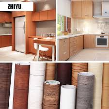 Pvc Wall Sticker Vinyl Contact Paper Self Adhesive Wallpaper For Kitchen Cabinet Waterproof Shelf Liner Home Decor Wall Paper Wall Stickers Aliexpress In 2020 Wallpaper For Kitchen Cabinets Wood Vinyl Kitchen Wallpaper