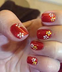 Chinese New Year 2014 Flower Nails Nail Art Designs Nail Art