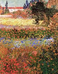 Flowering Garden Vincent Van Gogh 1888 Van Gogh Art Vincent Van Gogh Paintings Artist Van Gogh
