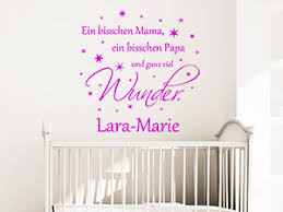 Wandtattoo Zur Geburt Schenken Mit Datum Name