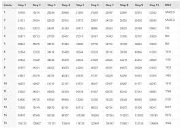 Federal Government Pay Scale Chart Www Bedowntowndaytona Com