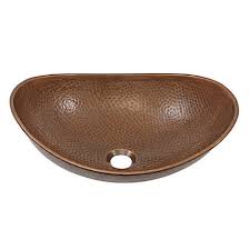 sinkology bathroom copper vessel sinks