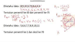 Jul 07, 2021 · rumus persentil. Mencari Persentil Data Tunggal Youtube