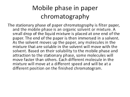 Mobile Phase In Chromatography