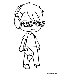 No matter what you're drawing, it's always crucial to start out with a clean white piece of paper. Coloring Pages Gacha Life Print For Free Wonder Day Coloring Pages For Children And Adults