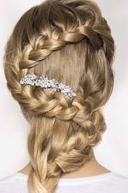Coiffure facile cheveux mi long pour cheveux de couleur caramel more. 50 Coiffures Mariage Pour Cheveux Longs
