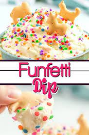 Easy Funfetti Dip Recipe Only 4 Ingredients Funfetti Cake Mix Cream Cheese Heavy Cream And Whipped Cream Dessert Dip Recipes Funfetti Dip Dessert Recipes