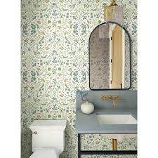 Customers are responsible for return shipping costs. Rifle Paper Co Blue And Green Wildwood Wallpaper