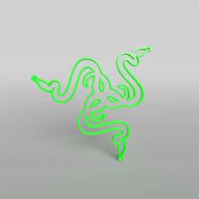 razer logo v1 001 3d asset cgtrader razer logo v1 001 3d model