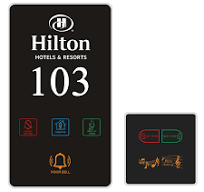 220V Wireless hotel Guest Room Numbers Do Not Disturb Make The Room Touch  Door Bell and Doorplate - AliExpress