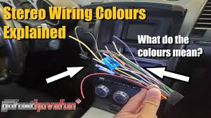 Interconnecting cable courses could be revealed roughly, where specific receptacles or. Aftermarket Car Stereo Wiring Colours Explained Head Unit Wiring Anthonyj350 Youtube