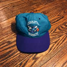 Charlotte hornets logo, blue, svg. Vintage 90 S Charlotte Hornets Nba Snapback