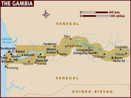 Map Of Gambia Google Search Gambia Map West Africa