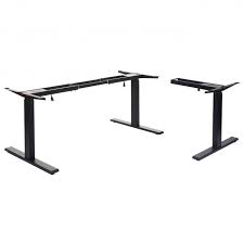 Sie können jetzt alle bewertungen abschicken & kaufen sie es noch heute. Gestell Hwc D40 Variables Tischgestell Fur Eck Schreibtisch Elektrisch Hohenverstellbar Memory 45kg Schwarz