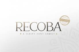 Dowonload this fonts for graphic design , web fonts. Recoba Font Family Befonts Com