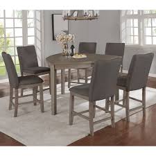 Flame effects can be operated with or without heat, providing the ambiance of a gentle rolling fire all need help now? Best Quality Furniture 7 Piece Counter Height Dining Set With Upholstered Counter Height Dining Chairs And Triangle Shaped Table Overstock 30886522