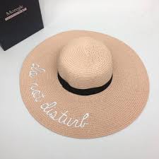 Eligible graduates apply online only through sbi po april 2018 online application portal from 21st april 2018. Collocation Online 2018 Letter Embroidery Cap Big Brim Ladies Summer Straw Youth Hats For Women Sunhat