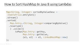 It's a hash map, and hashed values are unsorted. Java67 How To Sort Hashmap By Values In Java 8 Using Lambdas And Stream Example Tutorial