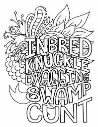 Take your imagination to a new realistic level! Swear Coloring Pages Coloring Home