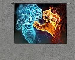 Check spelling or type a new query. Second Life Marketplace Tapestry Fire Ice Tigers