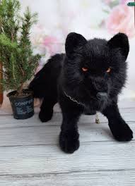 Lifelike Wolf Realistic Black Plush Wolf Pet Portrait Plush Collectible Pet Toy Replica For Pets With Photo Realistic Toy Realistic Stuffed In 2020 Pet Portraits Plush Pet Toys