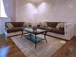 Get 5% in rewards with club o! Elegant Living Room Furniture Set Two Brown Sofas With Leather Stock Photo Picture And Royalty Free Image Image 50514934