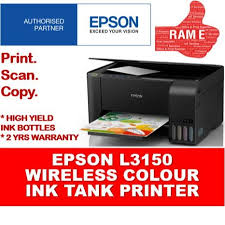Print from anywhere with these epson connect solutions: Epson Ecotank L3150 3150 Wireless All In One Colour Ink Tank Printer Print Scan Copy Shopee Singapore