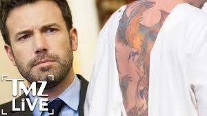 Plus, the oscar winner spoke candidly about being grateful for. Ben Affleck Massive Back Tattoo Is The Real Deal Tmz Live Youtube
