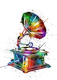 New valuable player (nvp) ◆. Vintage Record Player 2 Poster By Bekim Art Displate