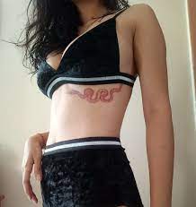 Snake Tattoo In Red Ink Red Snake Tattoo Snake Tattoo Red Ink Tattoos