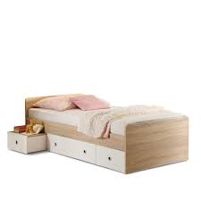 Kojenbett Wiki 90 X 200 Cm Eiche Holzoptik Online Kaufen Bei Woonio Kojenbett Holzoptik Kleinkinderbett