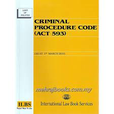 This is code of criminal procedure multiple choice questions and answers set with five mcqs. Criminal Procedure Code Act 593 As At