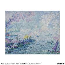 Paul Signac The Port Of Rotterdam Poster Zazzle Com Art Art Google Canvas Art