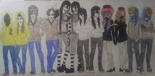 Jade Gerena On Twitter My Creepypasta Ocs Wearing The Original Creepypasta Characters Clothes With Some Of The Well Known Creepypastas Hoodie Masky Laughingjack Jeffthekiller Nurseanncreepypasta Ticcitoby Creepypasta Creepypastaoc Https T Anime hoodie drawing step by step. my creepypasta ocs wearing the original