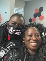 My son photoshopped me in the audience with Covid hair because im a  Megafan. He took a photo of me laughing my ass off one day.