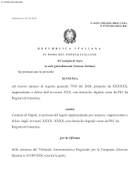 ha pronunciato la presente sul ricorso numero di registro generale ...