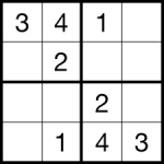Easy to expert levels plus blank grids, solvers, 16x16 and kids puzzles. Sudoku Generator Print An Easy Sudoku 4 4 Puzzle For Kids