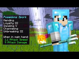 Minecraft Aquatic Update How To Find Enchant The Trident Youtube